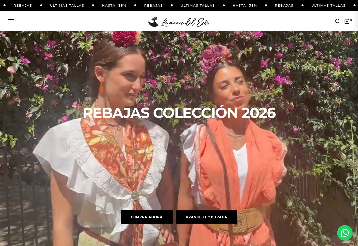 Tienda online de moda flamenca de Lunares del Este